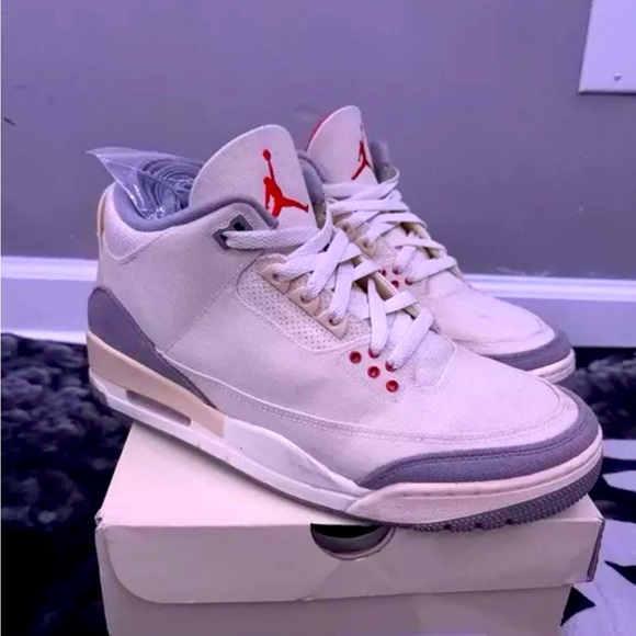 JORDAN 3 MUSLIN USED CLEANN